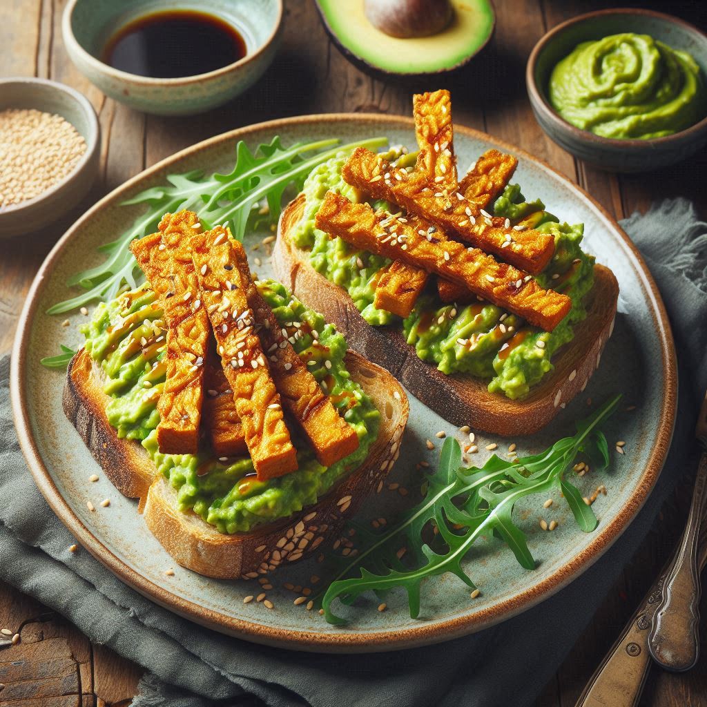 Tostadas Macrobióticas de Aguacate y Tempeh – Energía y Equilibrio